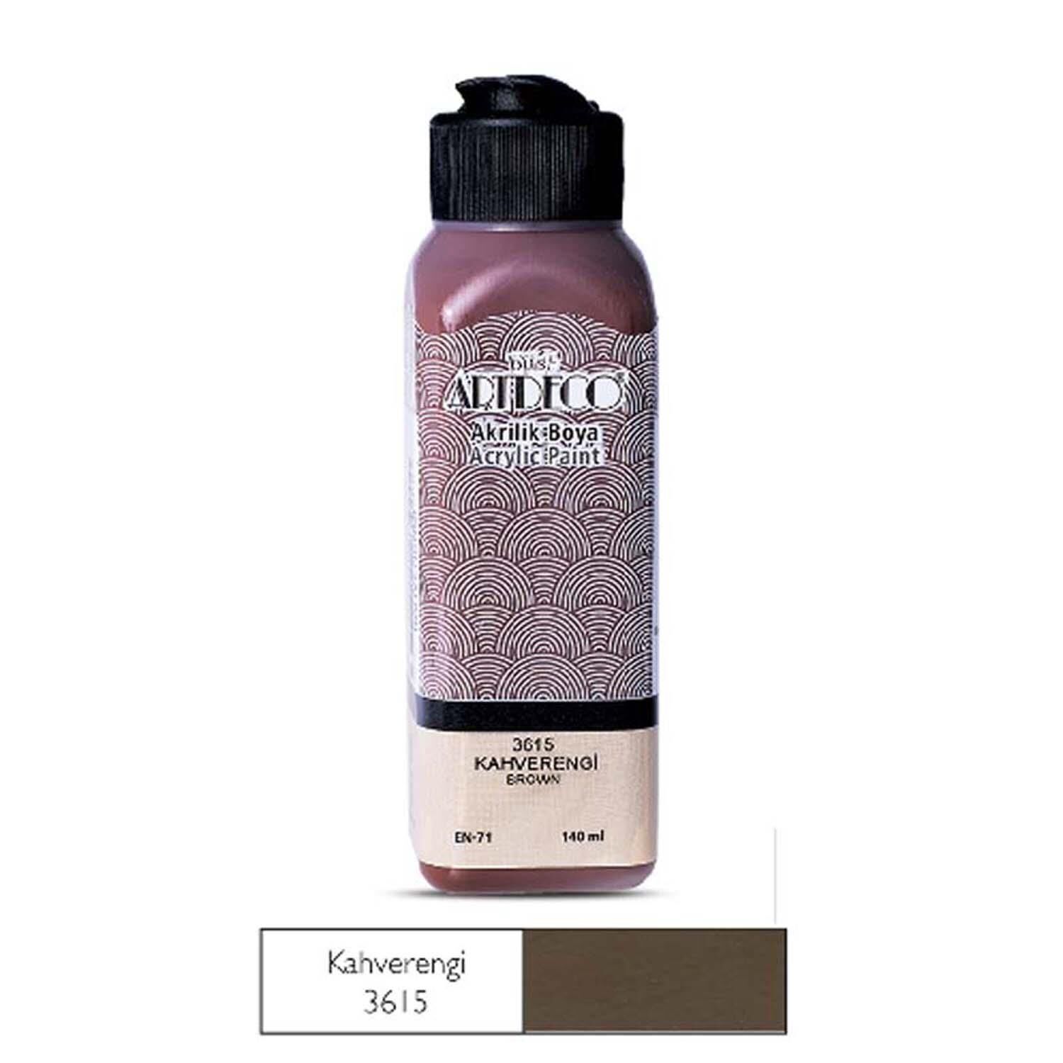Akrilik  Boya 3615 140 Ml Kahverengı Artdeco