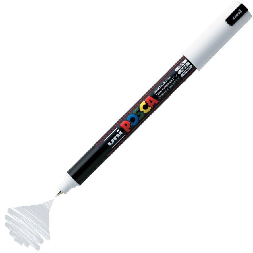 Unı Posca Pc-1Mr 0.7 Beyaz Su Bazlı Poster Markoru