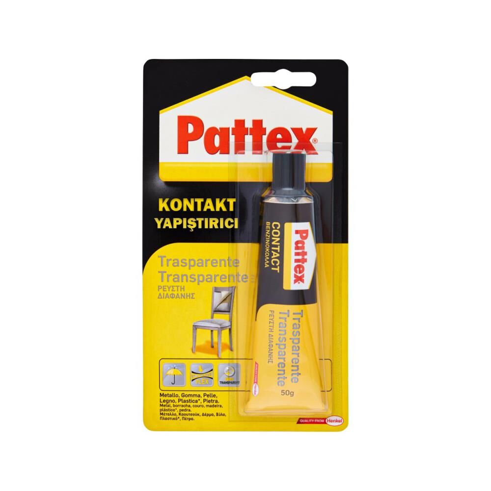 Pattex Contact Metal Plastik Cam Yapıştırıcı Şeffaf 50gr 1419320