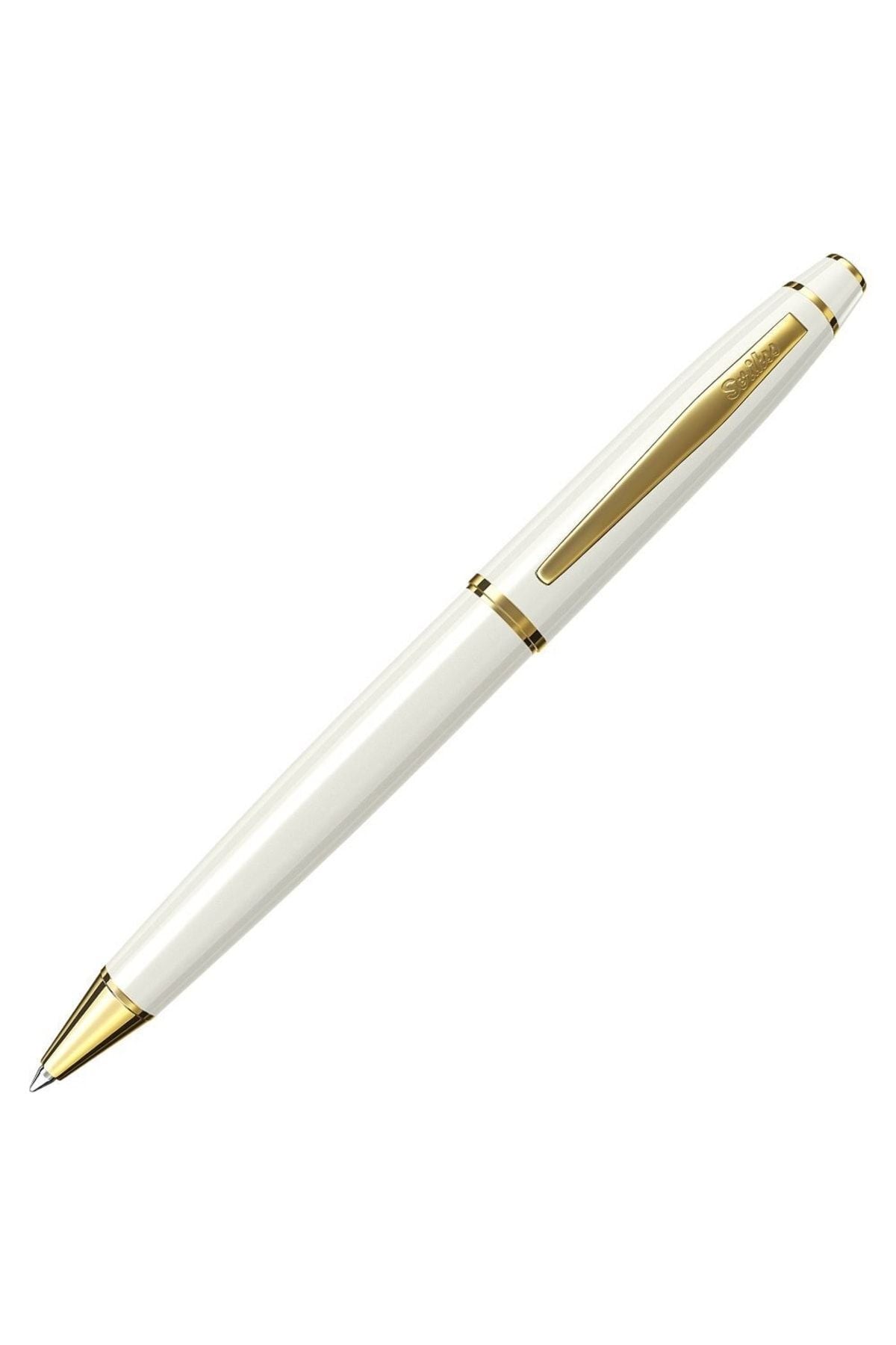 Scrikss 35 Tükenmez Kalem Beyaz Altın
