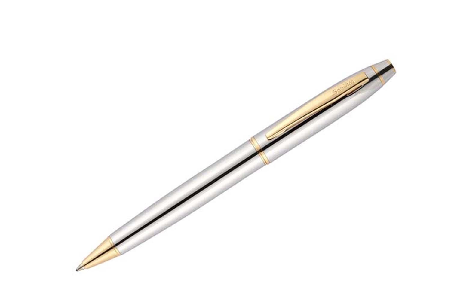 Scrikss 35 Tükenmez Kalem Gold Krom