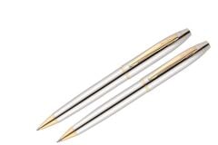 Scrikss 35 Tükenmez Versatil Kalem Seti Gold Krom