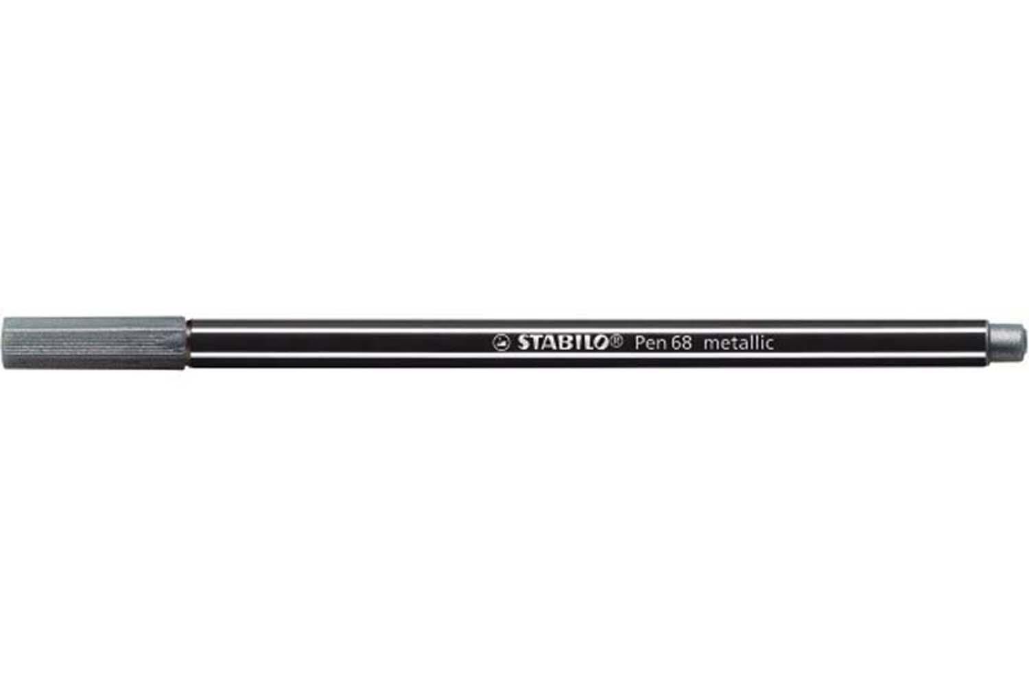Stabilo Pen 68/805 Metalik Gümüş
