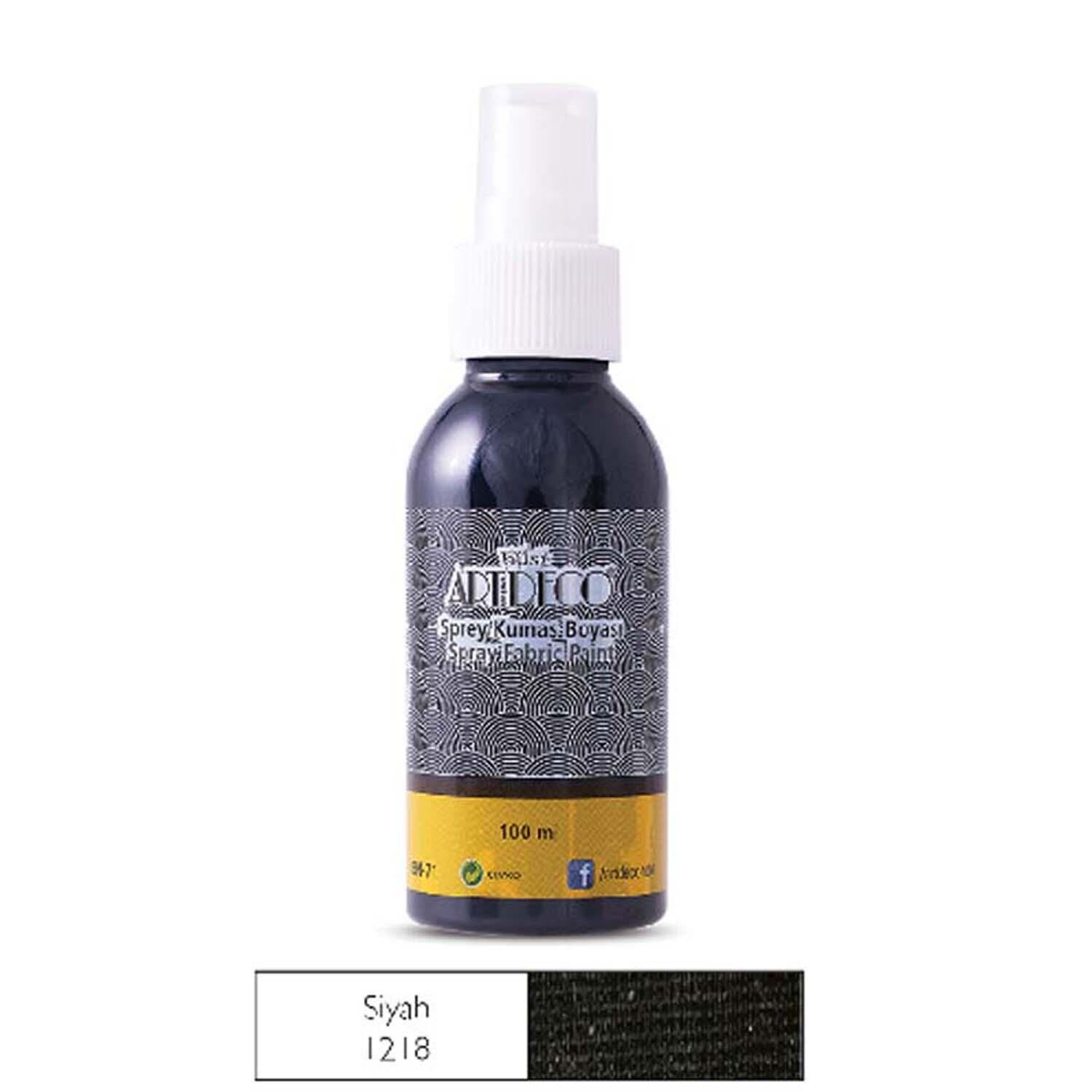 Artdeco Sprey Kumaş Boyası 100 Ml Siyah