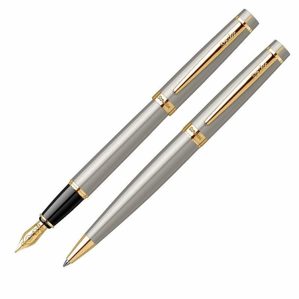 Scrikss 38 Tükenmez Versatil Set Saten Altın