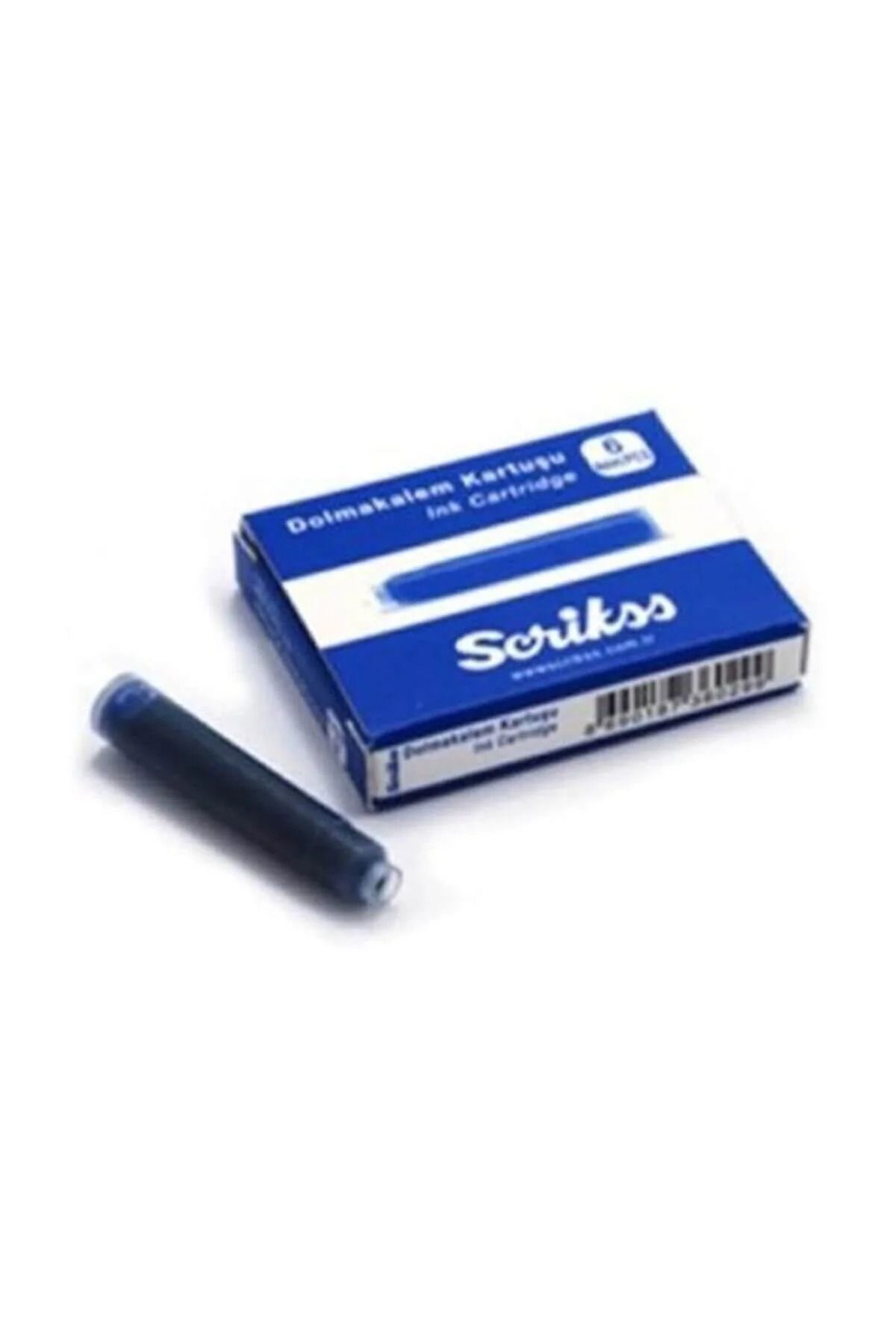 Scrikss Mavi Dolma Kalem Kartuşu 6lı Set