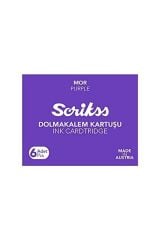 Scrikss Mor Dolma Kalem Kartuşu 6lı Set
