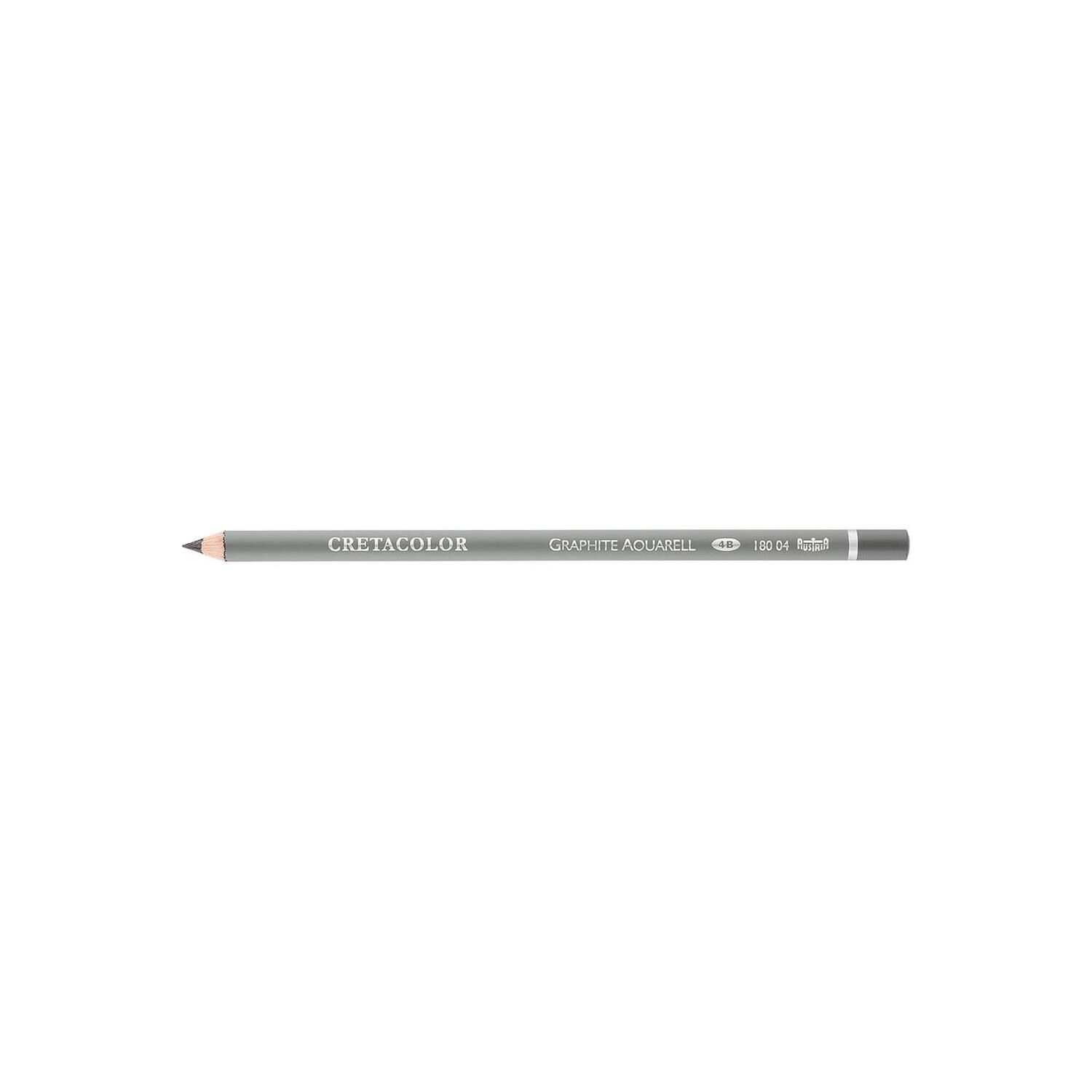 Cretacolor Graphite Aquarell Pencils 4B (Sulandırılabilir Dereceli Kalem) 180 04