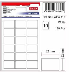 Tanex 22X32  Etıket Kod 116