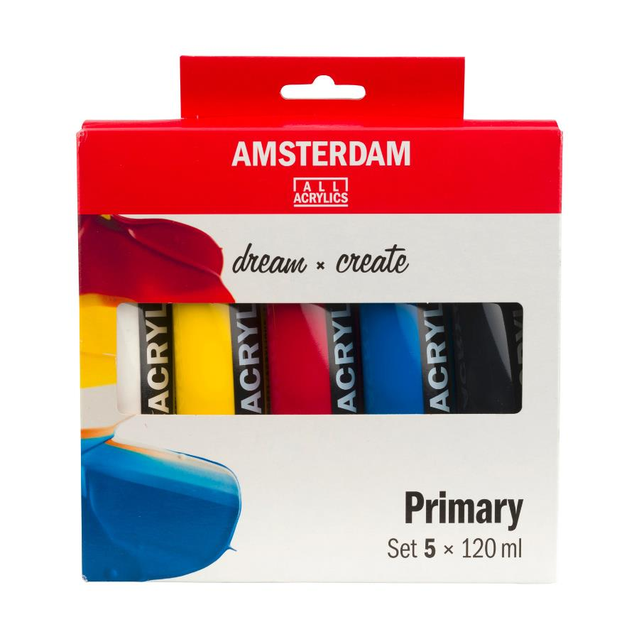 Amsterdam Acrylic Boya Set 5X120Ml RT17791905