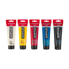 Amsterdam Acrylic Boya Set 5X120Ml RT17791905