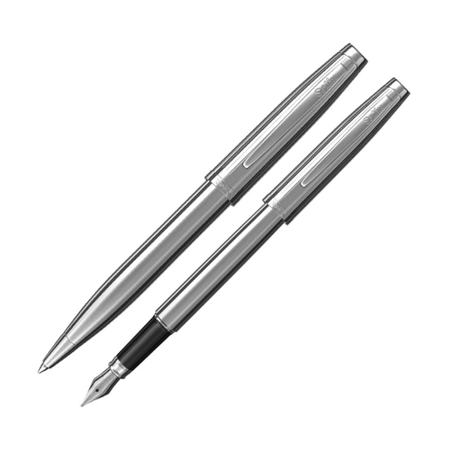 Scrikss 39 Dolma Tükenmez Kalem Seti Krom