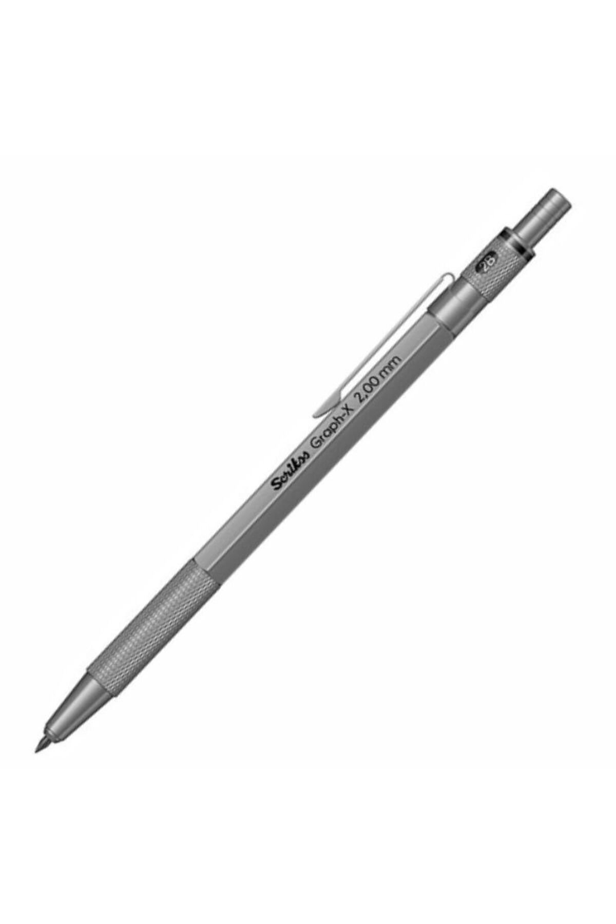 Scrikss Graph-X Metal Versatil 2 Mm Kurşun Gri