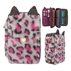 Top Model Dolu Peluş Kalem Kutu Rebel Kitty