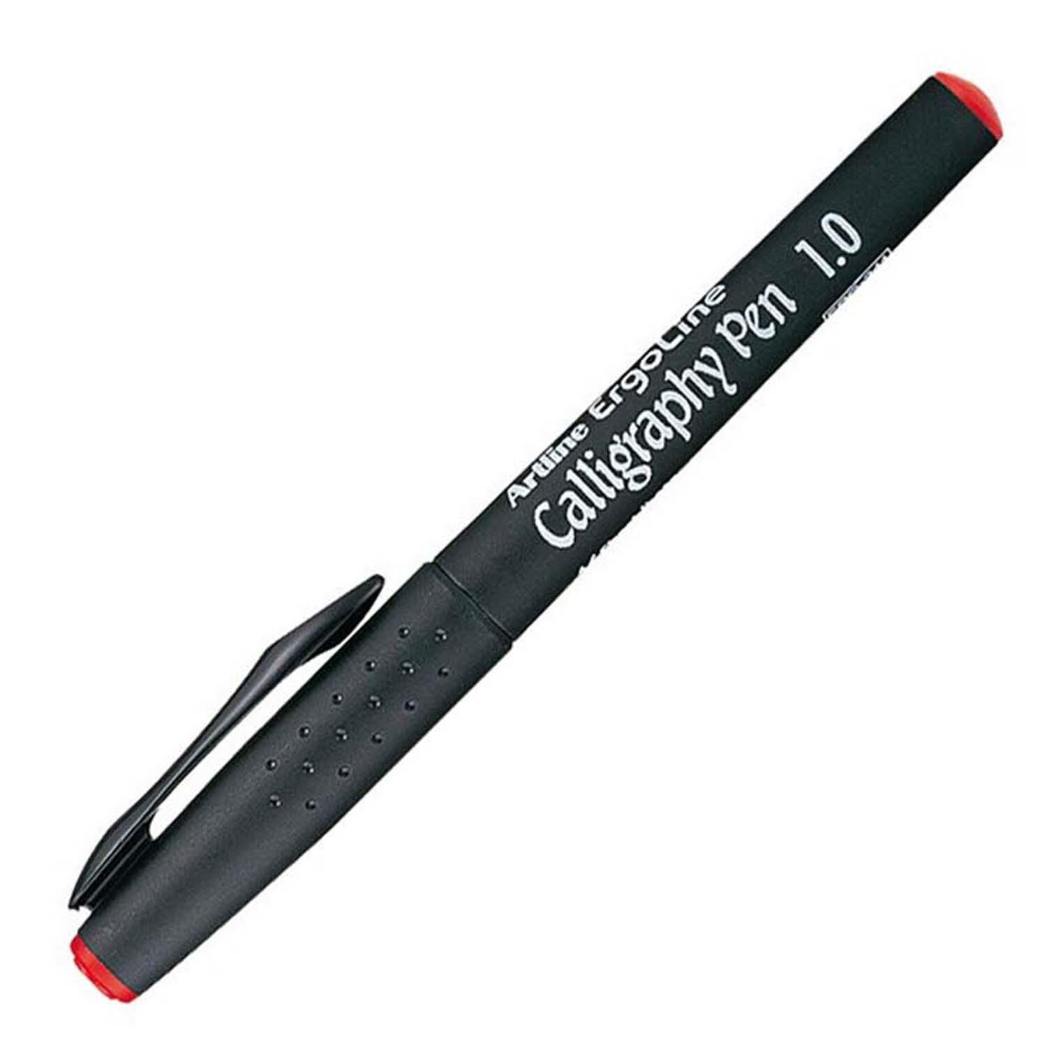 01 Calligraphi Kalem Kırmızı Artline