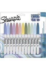 Sharpie Permanent Marker Set Fine 12li Mystic Gems