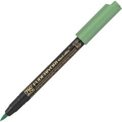 Zig Fudebiyori Brush Metallic Yeşil