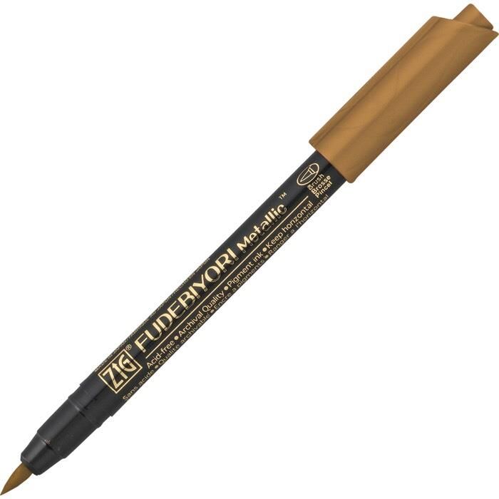 Zig Fudebiyori Brush Metallic Bakır