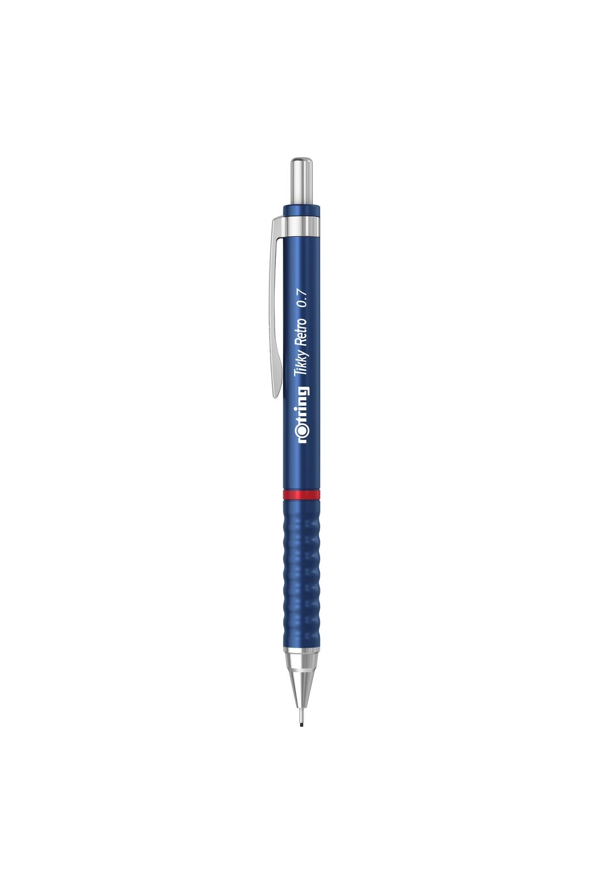 Rotring Versatil Kalem Tıkky Retro Metalik Mavi 0.7 MM 2202569