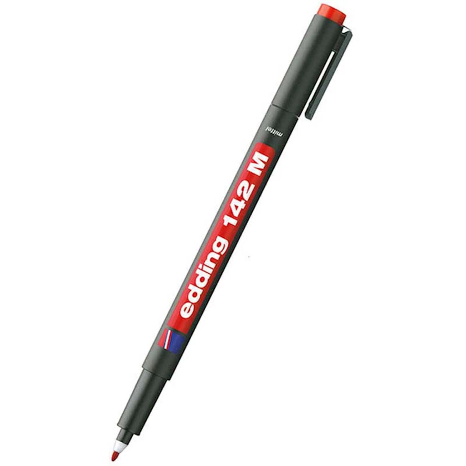 Edding Asetat Kalemi Kırmızı E-142M