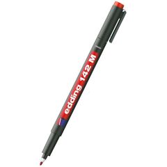 Edding Asetat Kalemi Kırmızı E-142M