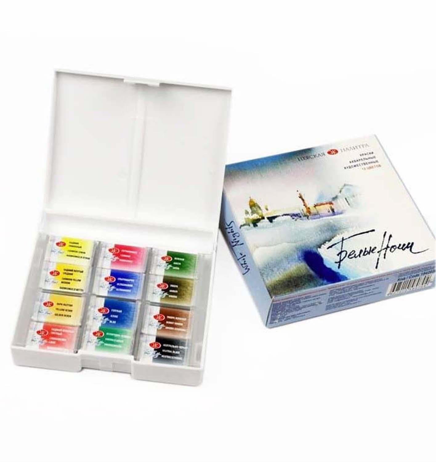 Sulu Boya Artist Whıte Nıght 12'Li Plastik Kutu