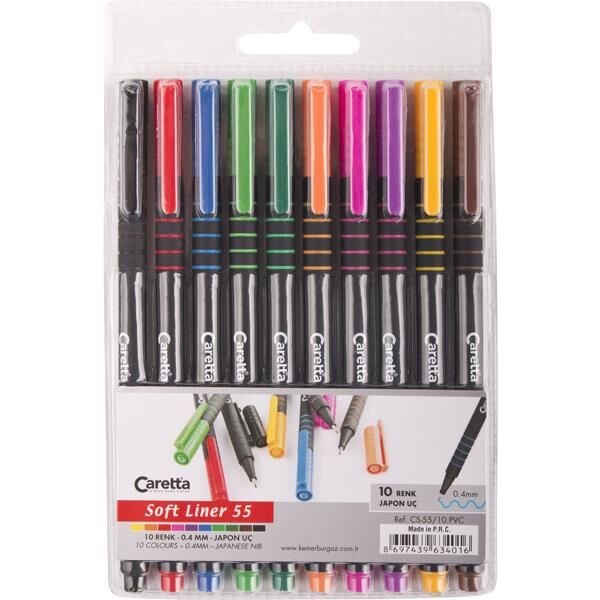 Caretta 55 Soft 10'Lu Liner Keçelı Paket