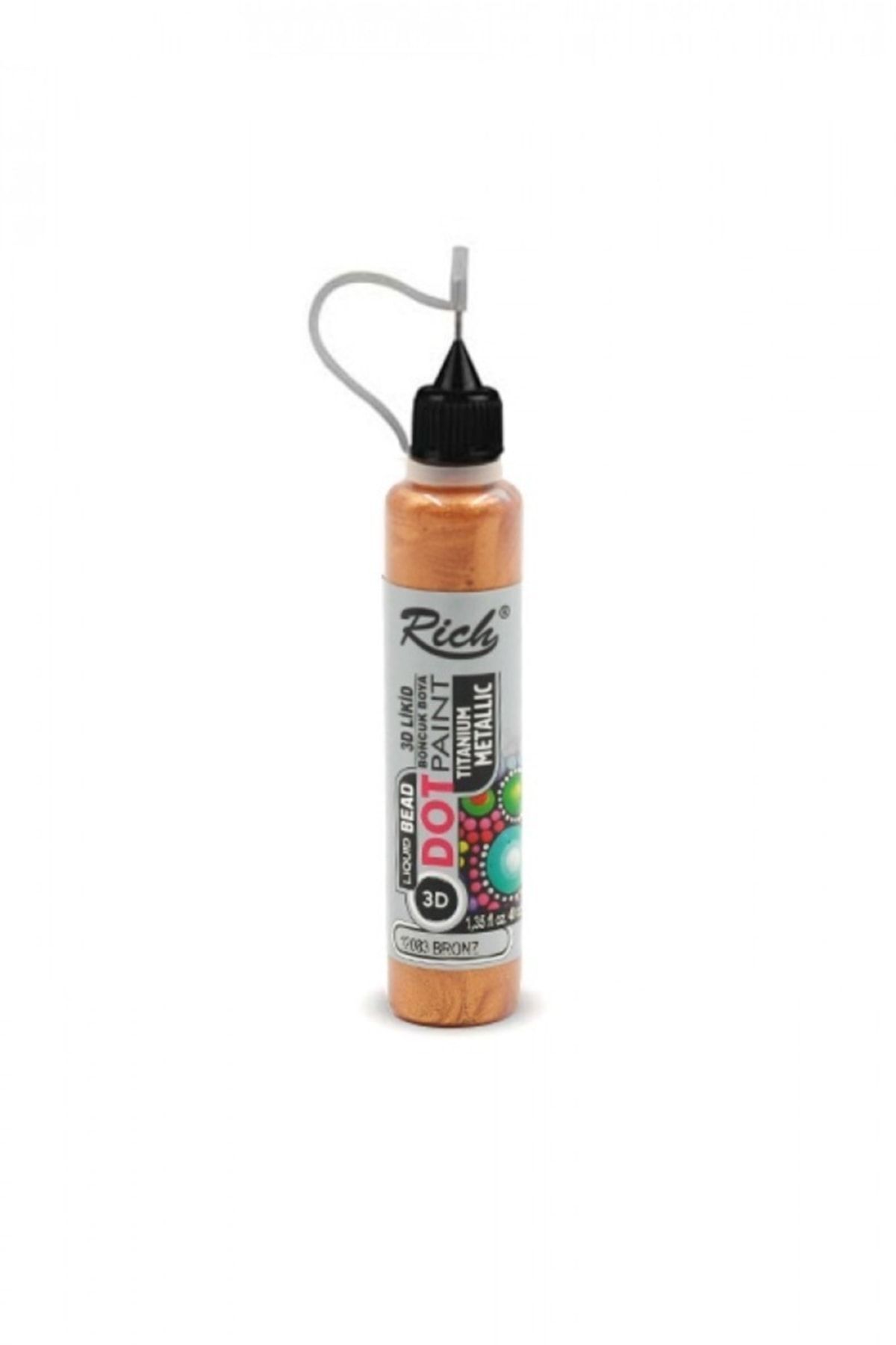 Rich Dot Paint Metalik Bronz 40cc 12083