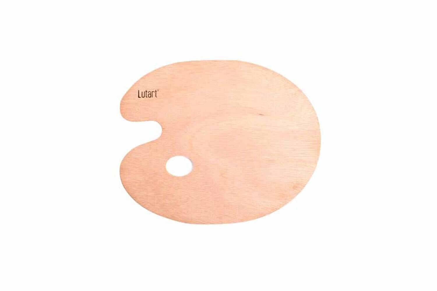 Lutart 30X40 Ahşap Oval Palet Pc03