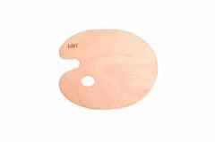 Lutart 30X40 Ahşap Oval Palet Pc03