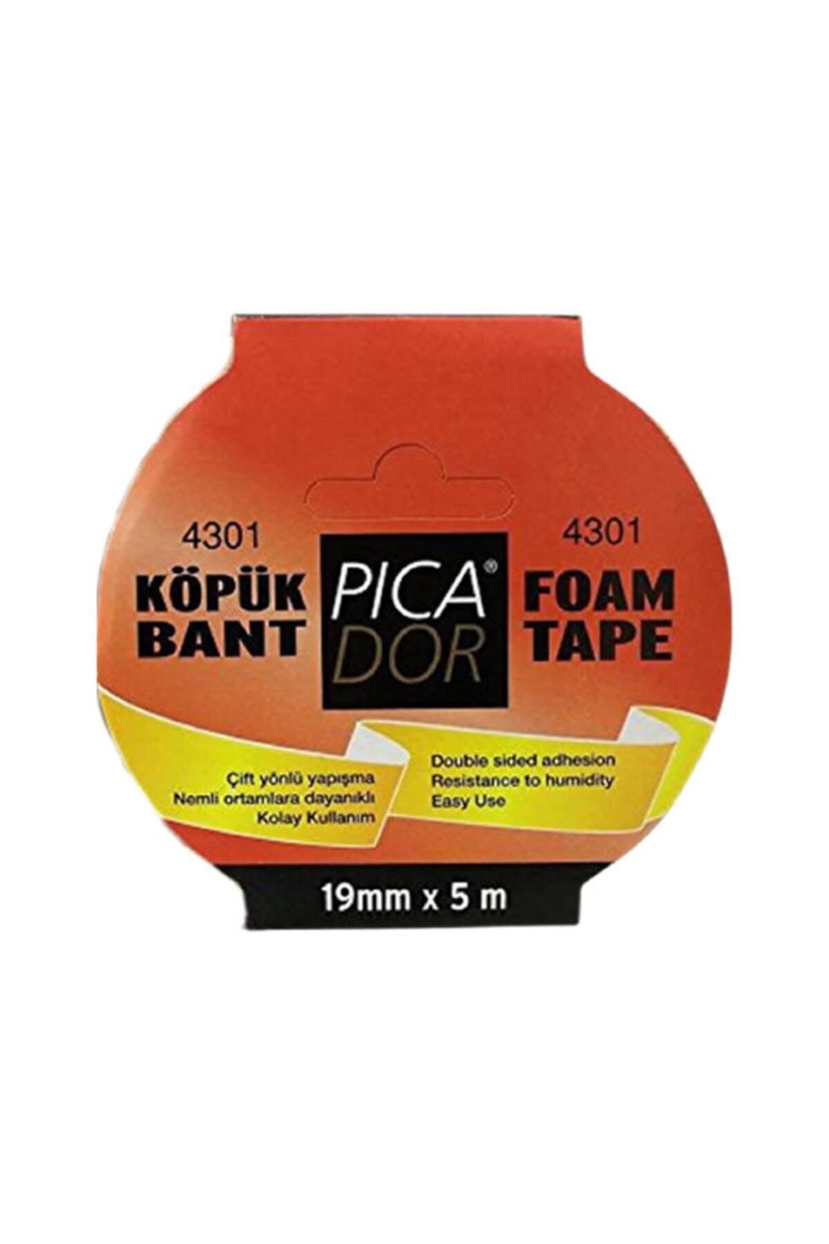 Picador 19mmx5m Çift Taraflı Köpük Bant
