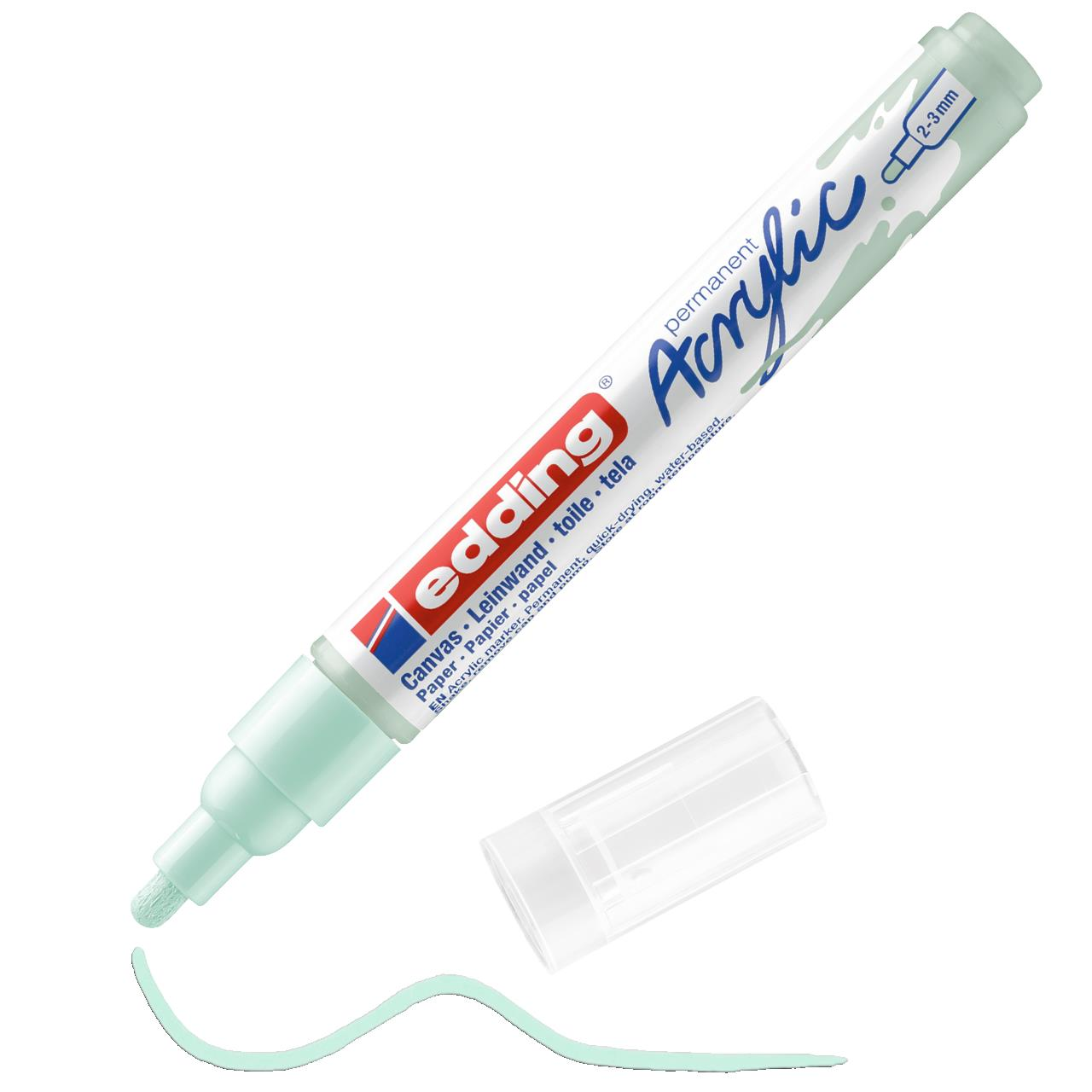 Edding 5100 Orta Uçlu Akrilik Markör Su Yeşili