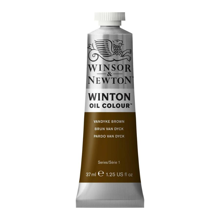 Winsor & Newton Winton Yağlı Boya 37ml Vandyke Brown 676 (41)
