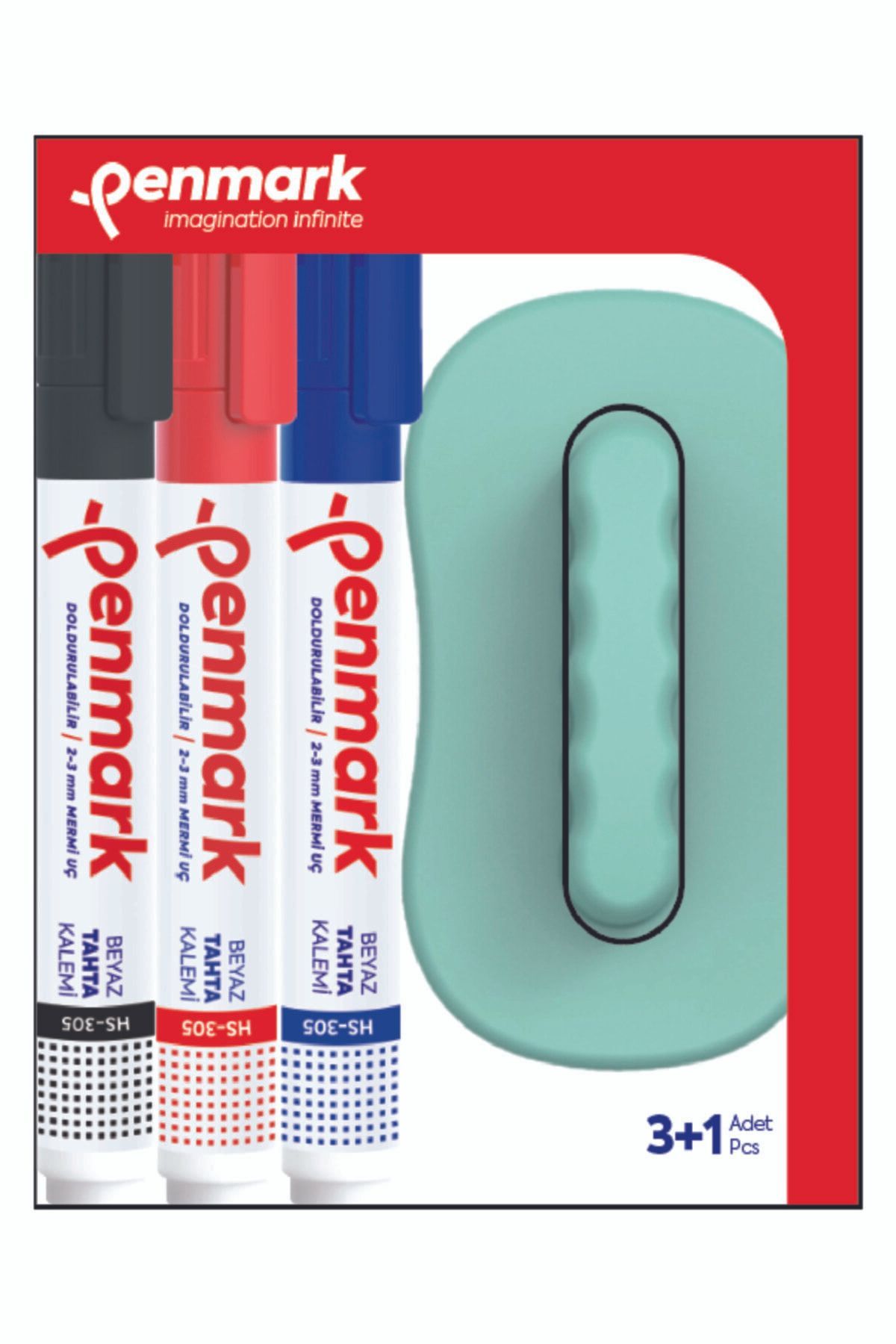 Penmark Beyaz Tahta Kalemi 3lü Set