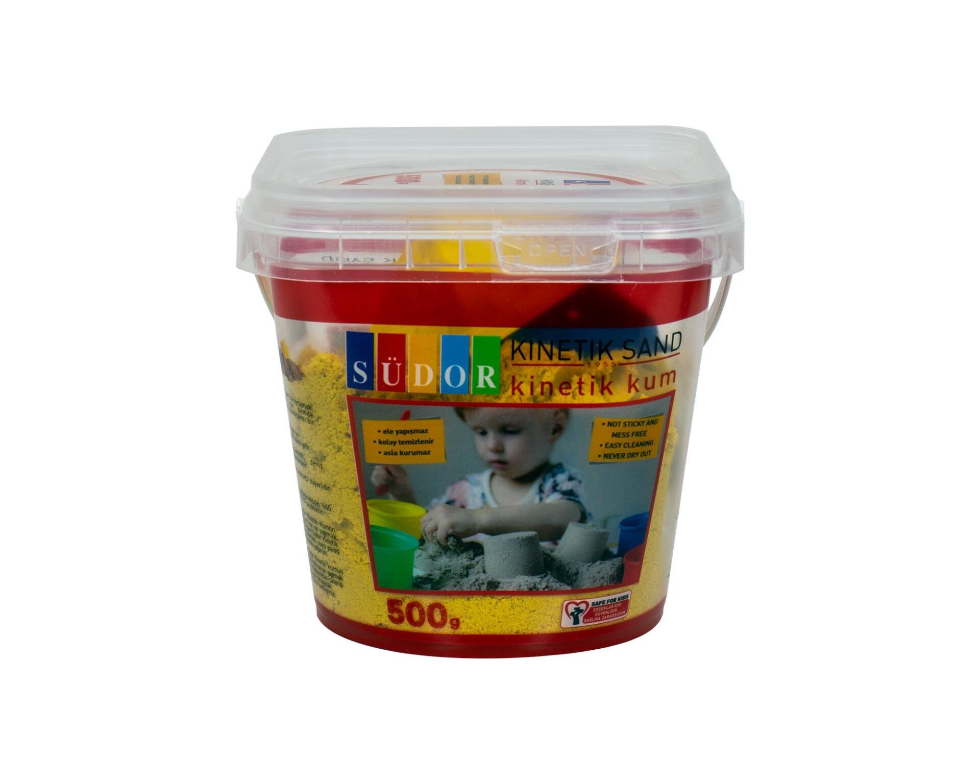 Südor Kinetik Kum Kovalı 500gr Sarı KS02-2