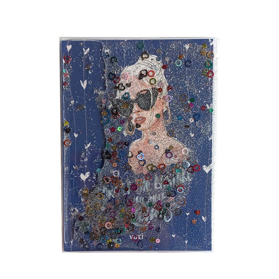 Vuki Büyük Sulu Not Defter Girl