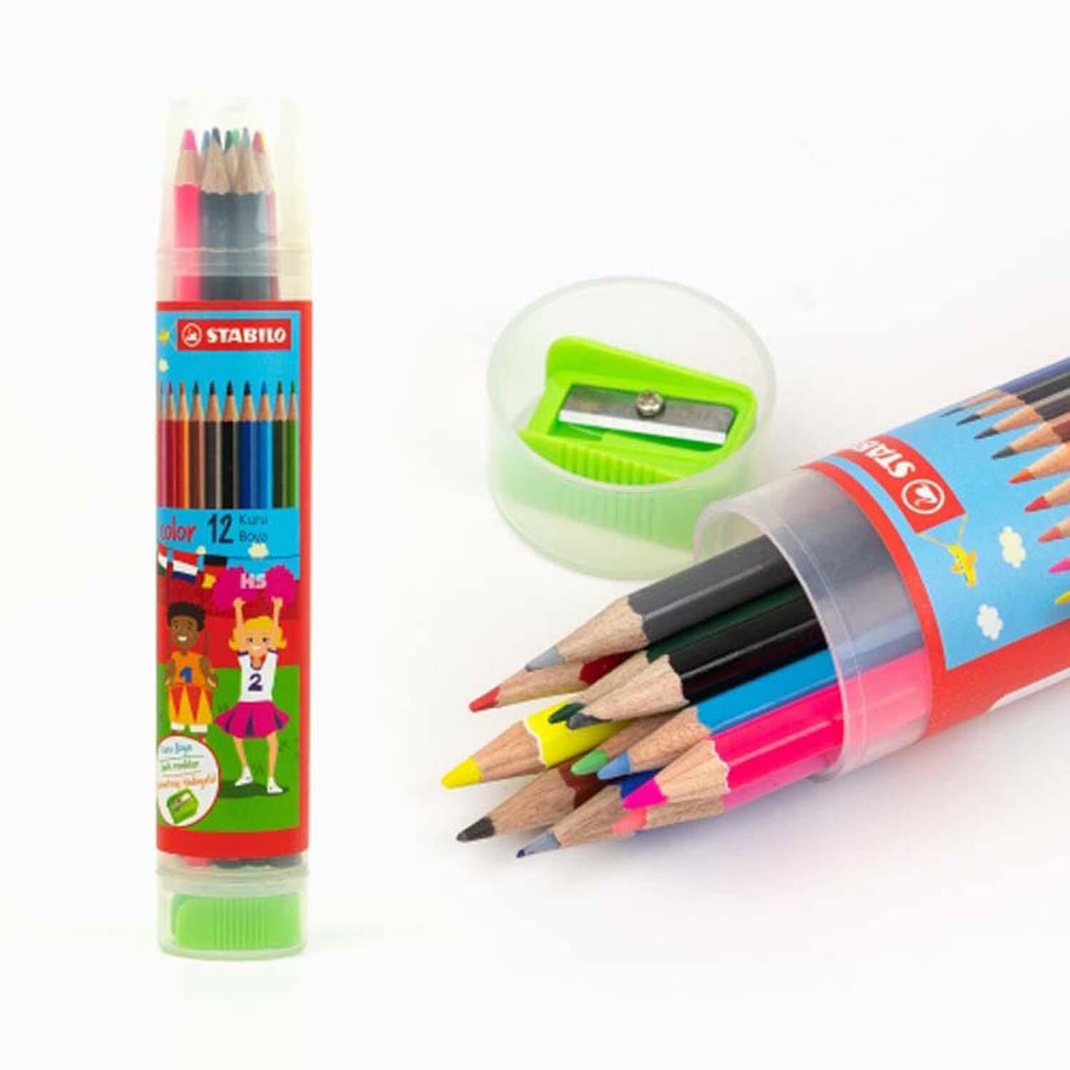 Stabilo Color Kuru Boya 12'Li Plastik Tüp