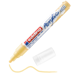 Edding 5100 Orta Uçlu Akrilik Markör Pastel Sarı