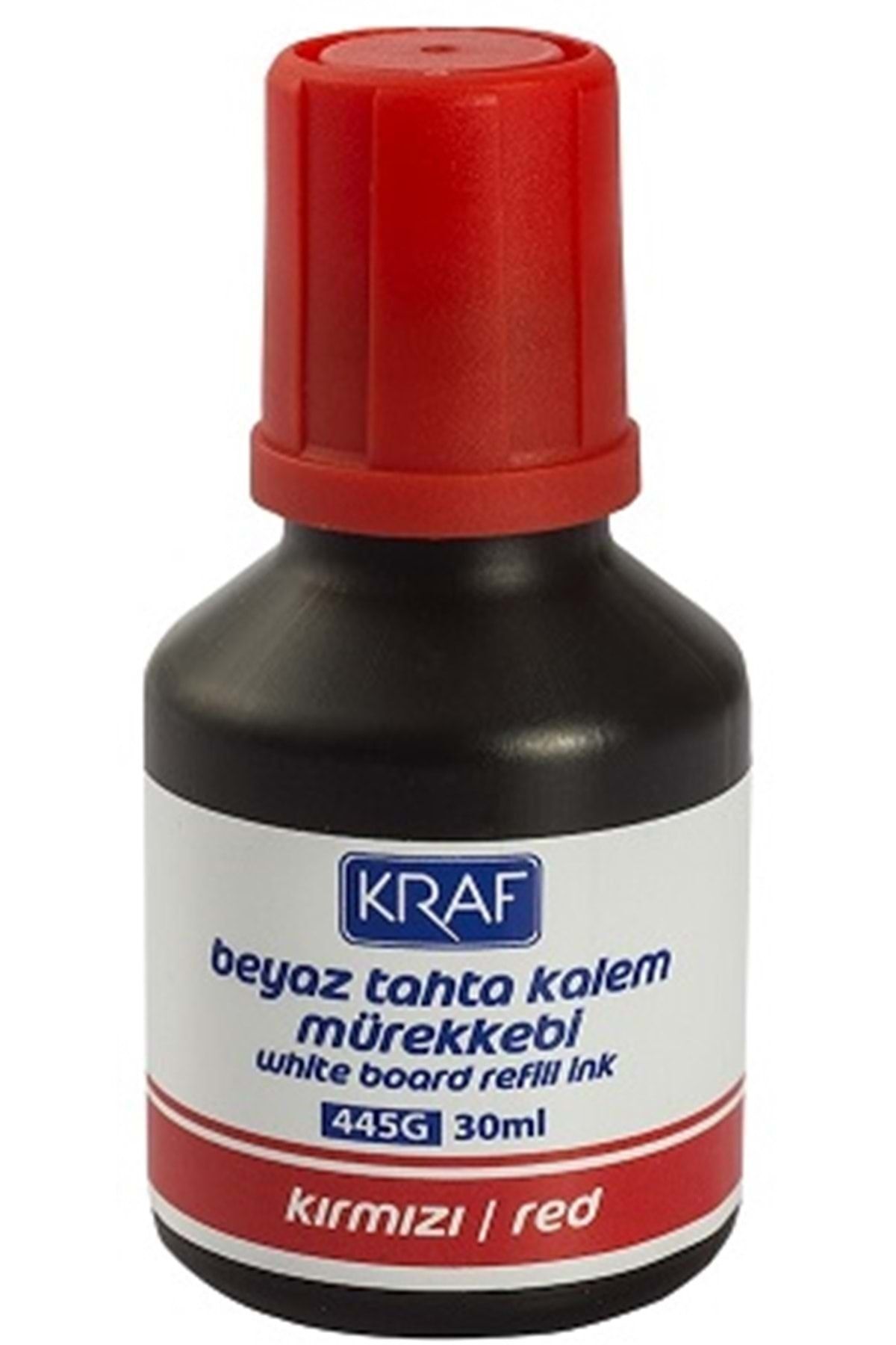 Kraf Beyaz Tahta Kalem Mürekkebi 30Ml Kırmızı
