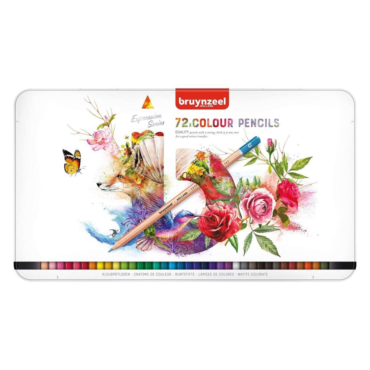 Bruynzeel Expression Colour Kuru Boya Kalem Seti 72li 60312072