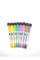 Kraf Beyaz Tahta Kalemi ve Silgi Set Mıknatıslı 8li 777G