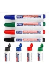 Kraf Beyaz Tahta Kalemi Doldurulabilir 770-4lu Set