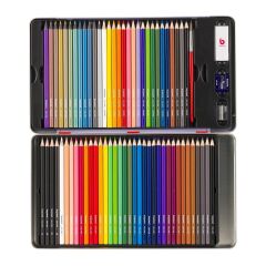 Bruynzeel Colouring Drawing Kuru-Sulu-Metalik-Dereceli Kalem Çizim Seti 70li