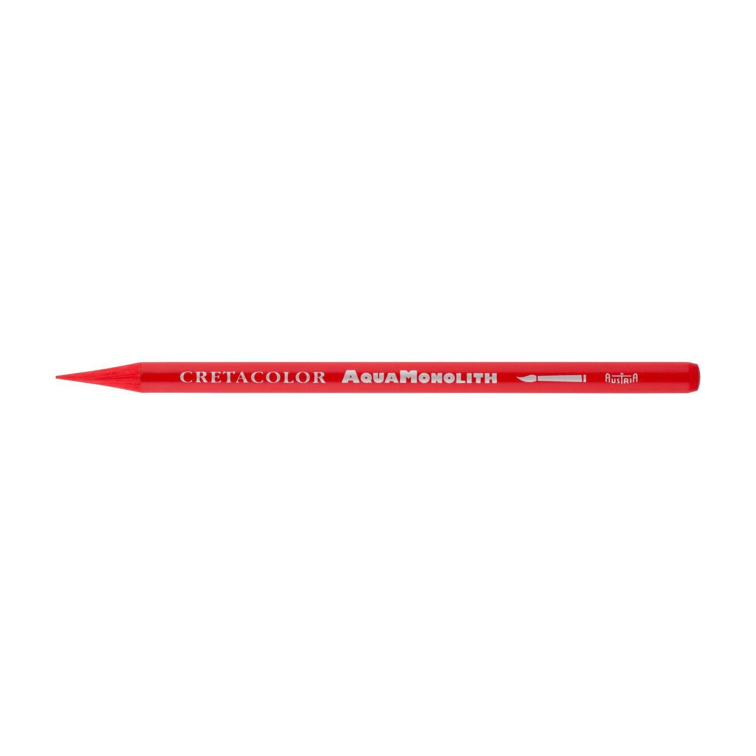 Cretacolor Aqua Monolit Sulandırılabilir Kalem Permanent Red Dark 251 15