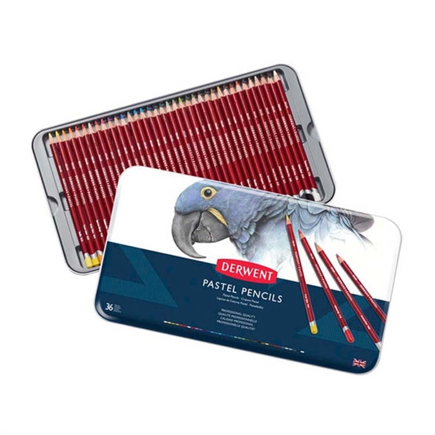 Derwent 36 Lı Pastel Pencil Teneke