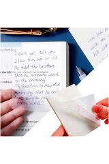 Kraf Yapışkanlı Not Kağıdı 76X76 Şeffaf Sarı 50yp 7676TR