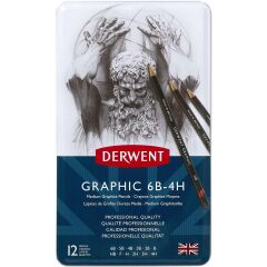 Derwent 12'Li Graphıc Medıum Dereceli Tk.34214