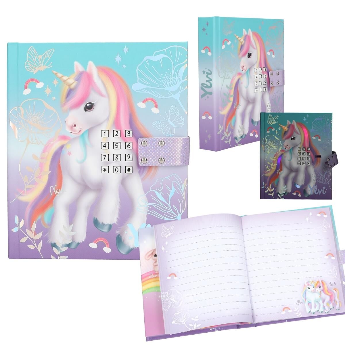Top Model Ylvi Unicorn Şifreli Sesli Günlük