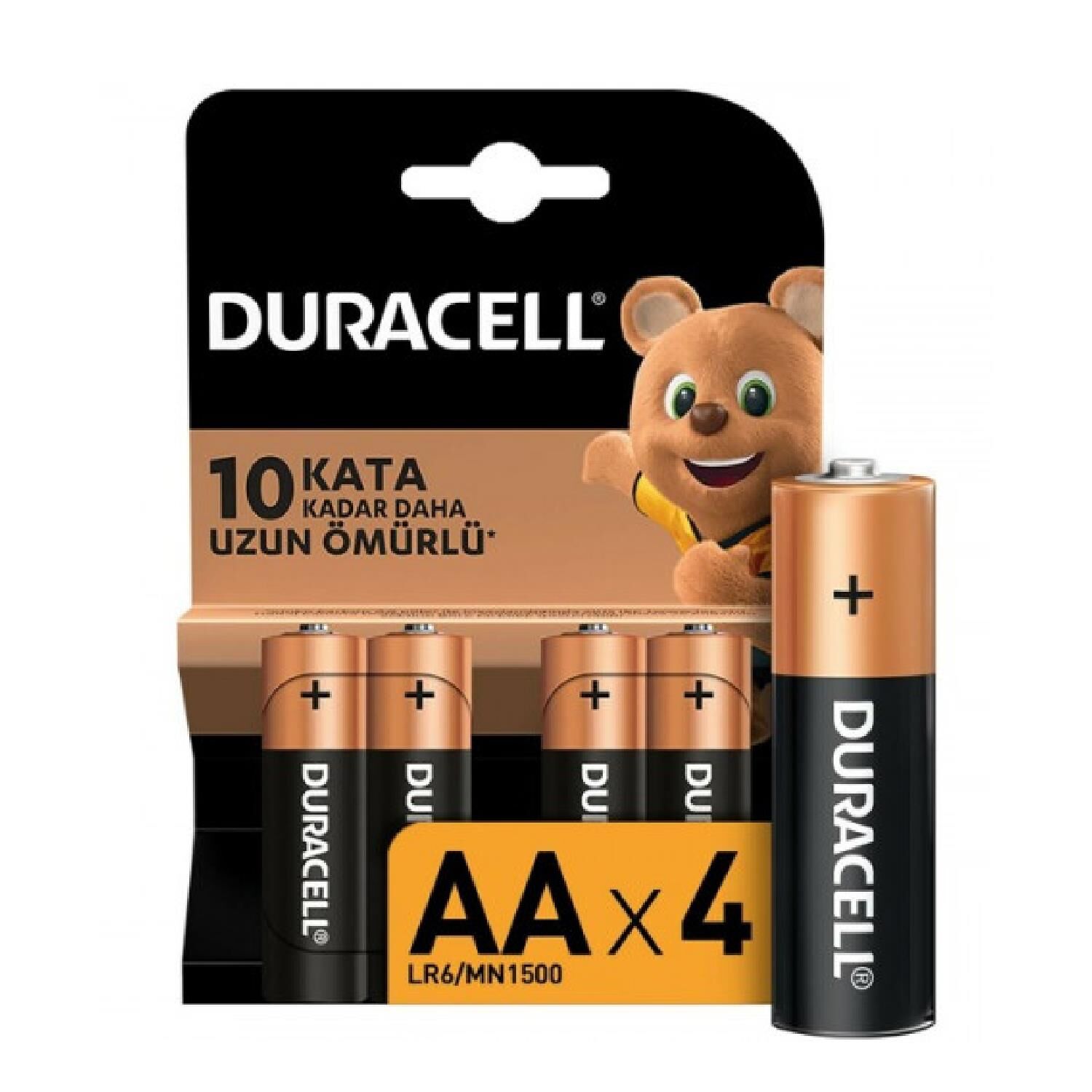 4'Lü Kalem Pil Duracell Aa