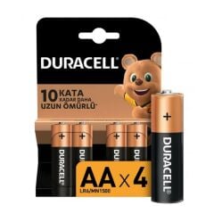 4'Lü Kalem Pil Duracell Aa